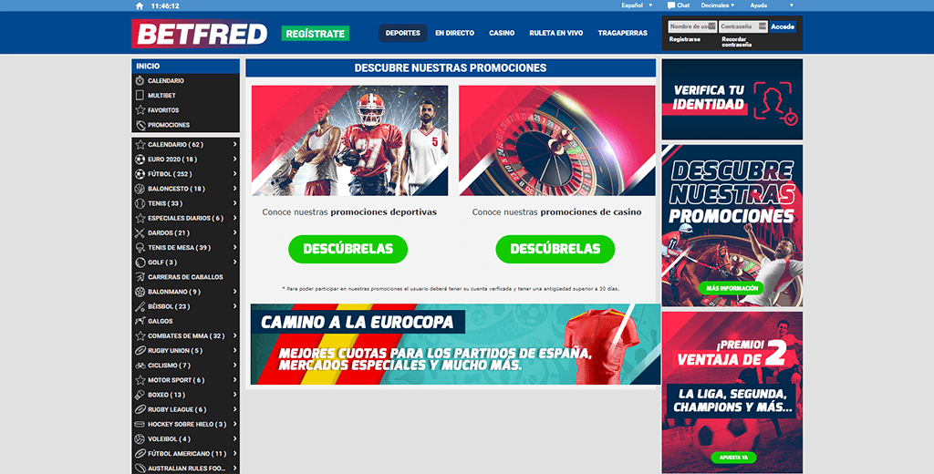 Betfred apuestas deportivas promociones