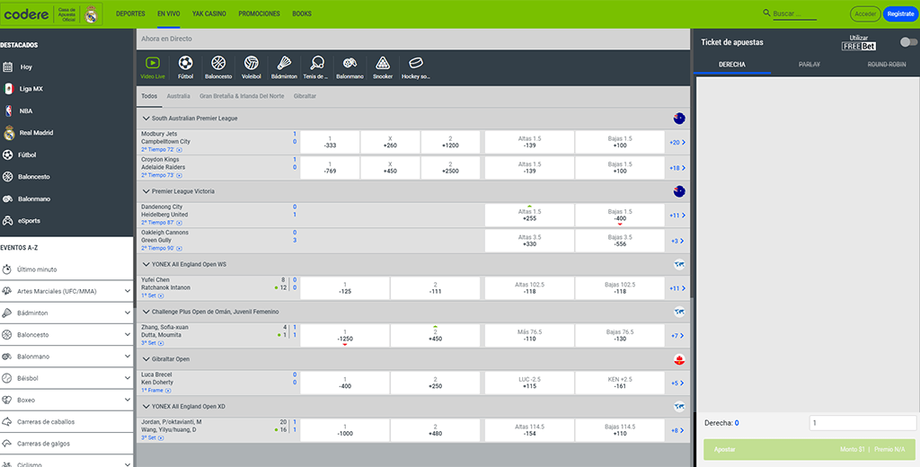 Codere En Vivo