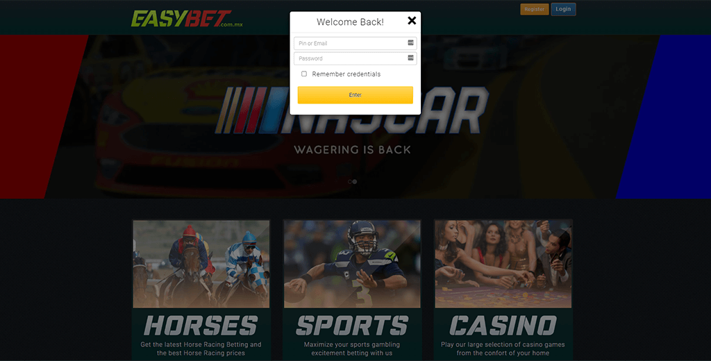 Easybet login