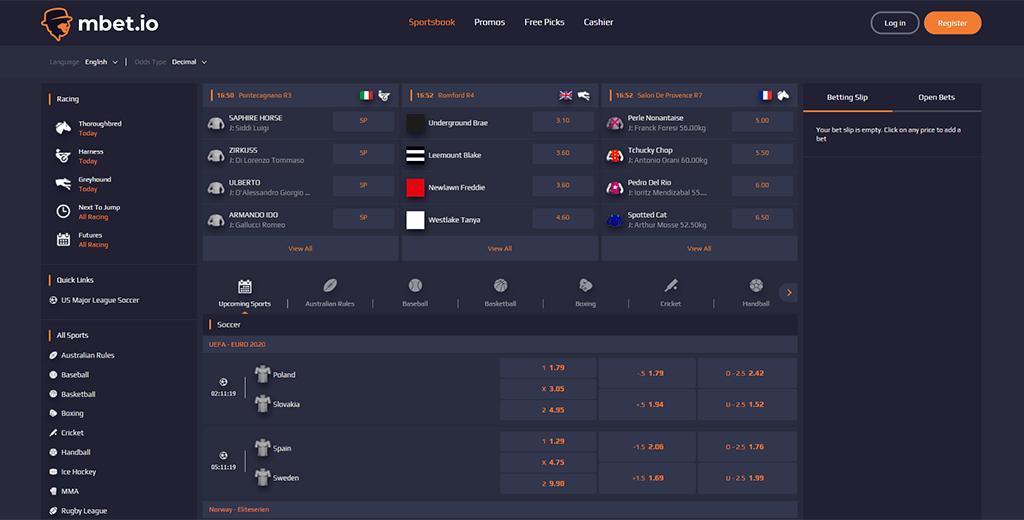 MBet.io apuestas deportivas