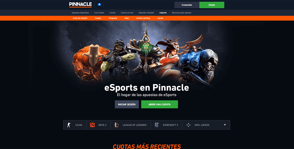 Pinnacle deportes electrónicos